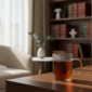 Taza vidrio 310ml Forma Rectangular 310CC rm36-19
