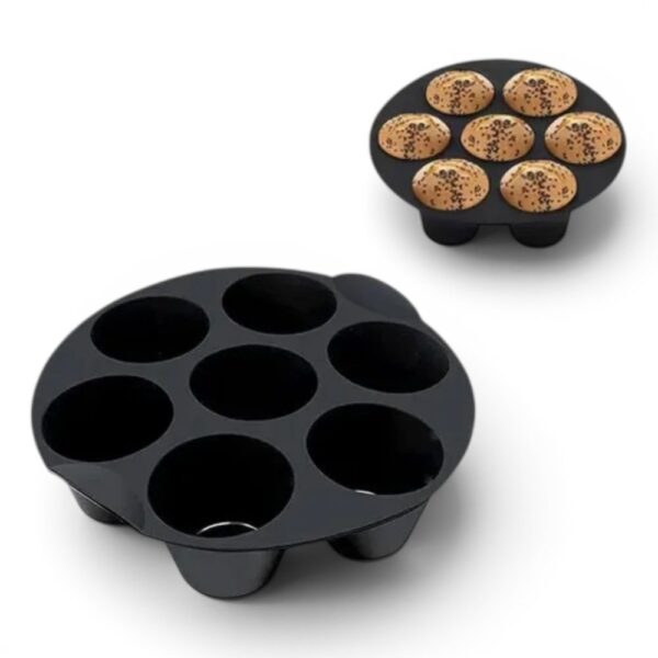 Molde silicona Muffins Air Flyer 15.5X4CM rm38-6