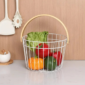 Cesta metal Blanco/Negro 22.3cm RM45-19 - Imagen 3