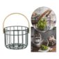 Cesta metal Blanco/Negro 22.3cm RM45-19