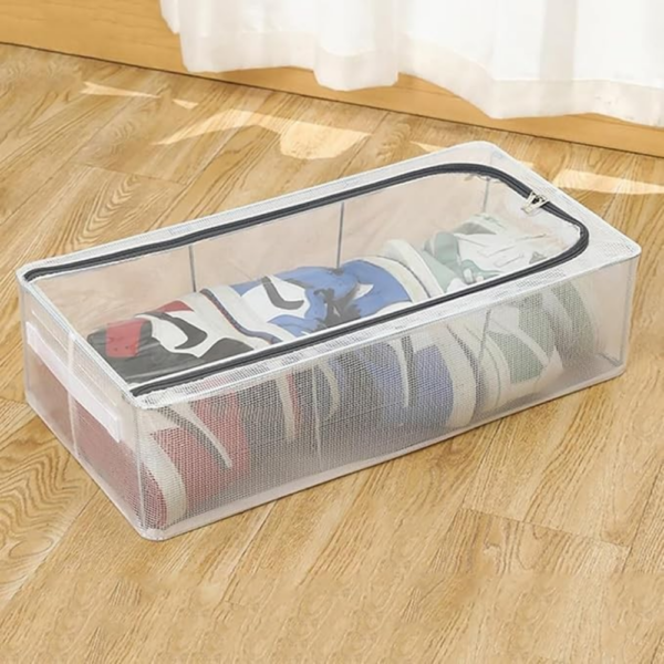 zapatero-caja-transparente-con-ventana-de-malla-60x30x15-dl2389-4 ZAPATERO CAJA TRANSPARENTE CON VENTANA DE MALLA 60X30X15 DL2389 - Imagen 4