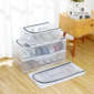 ZAPATERO CAJA TRANSPARENTE CON VENTANA DE MALLA 60X30X15 DL2389