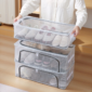 ZAPATERO CAJA TRANSPARENTE CON VENTANA DE MALLA 60X30X15 DL2389 - Imagen 3