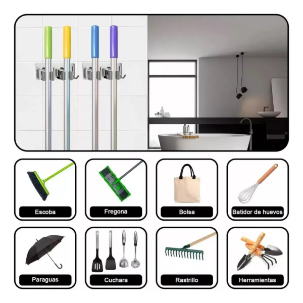 soporte-for-escobas-de-pared-rm19-42-4 Soporte For Escobas De Pared RM19-42 - Imagen 4