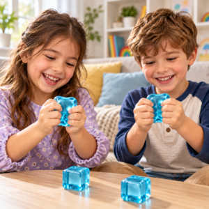 Squishy Cubo Transparente | Juguete Antiestrés