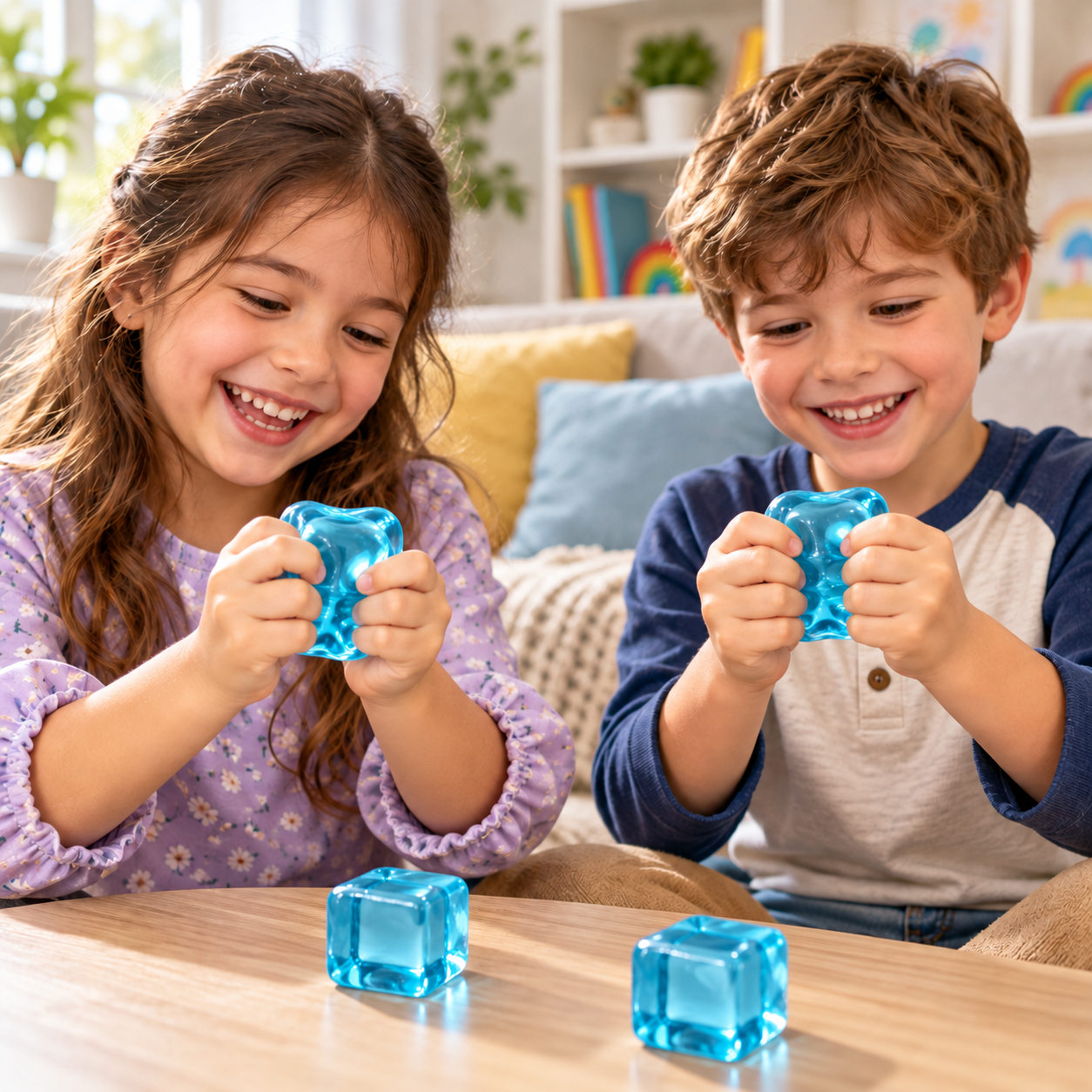 Squishy Cubo Transparente | Juguete Antiestrés