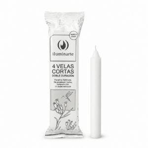 4 VELAS CORTA DOBLE DURACION ILUMINARTE - Imagen 2