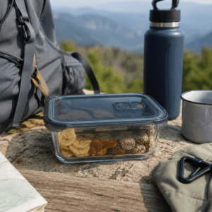 Contenedor de Vidrio Rectangular 640ml CFSW-640