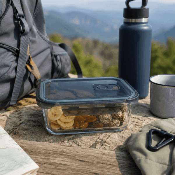 Contenedor de Vidrio Rectangular 640ml CFSW-640