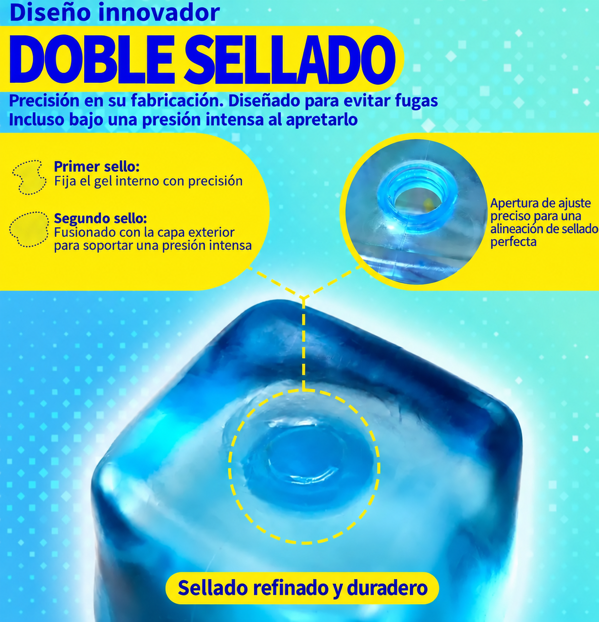 Squishy Cubo Transparente | Juguete Antiestrés