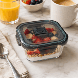 Contenedor de Vidrio Cuadrado 520ML ZFSW-520 - Imagen 3