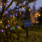 Guirnalda solar gotas de agua 20 LED, multicolor, 4M+1M - Imagen 4