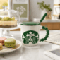 Taza Starbucks Ceramica con tapa y Cuchara RM41-7 - Imagen 3