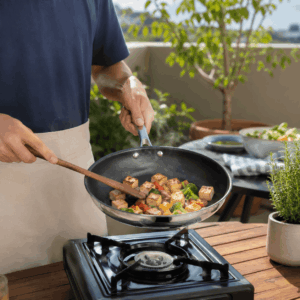 Sarten Acero inóxidable 24cm COOL BAZAR