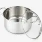Cacerola Acero inóxidable 24cm COOL BAZAR