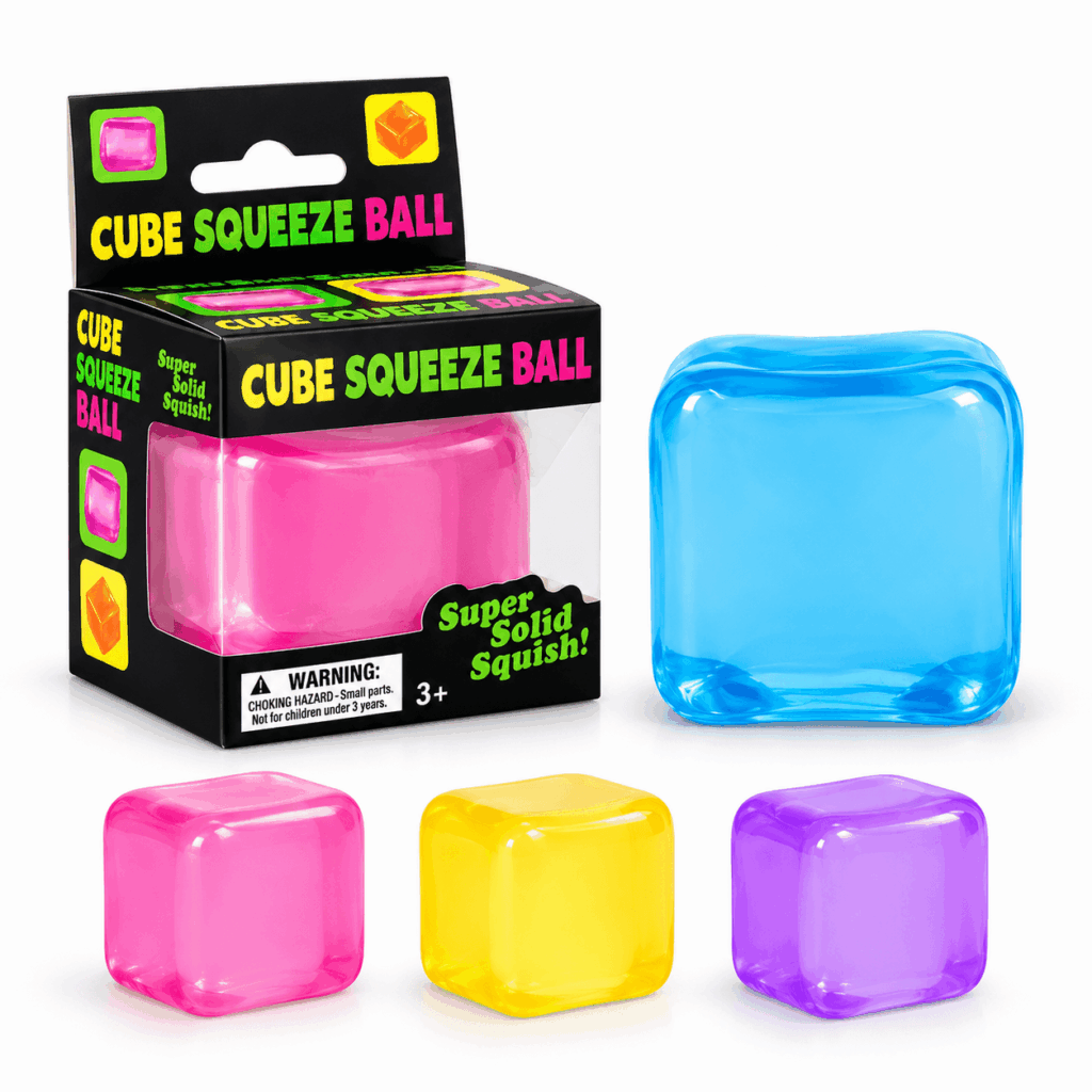 Squishy Cubo Transparente | Juguete Antiestrés
