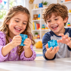 Squishy Cubo Transparente | Juguete Antiestrés