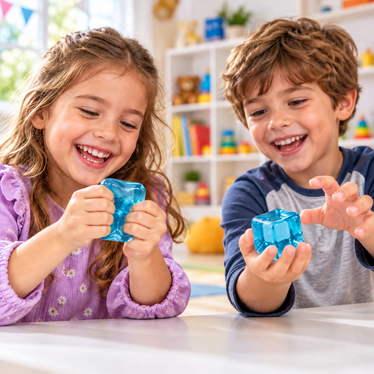 Squishy Cubo Transparente | Juguete Antiestrés
