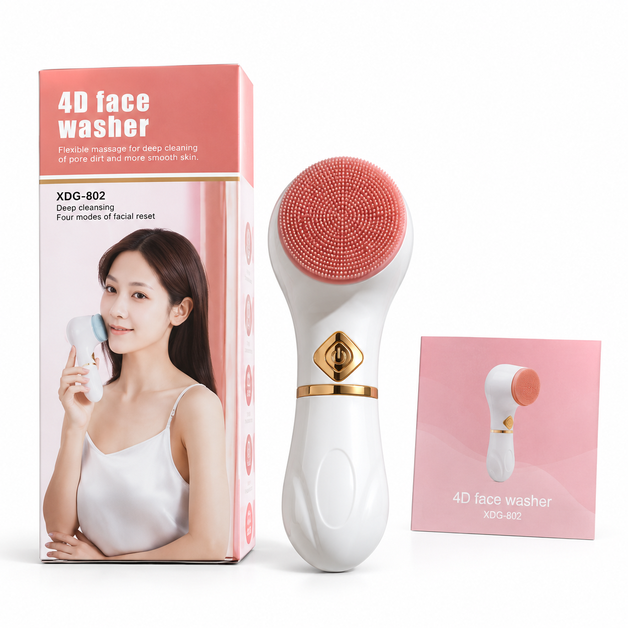 LIMPIADOR FACIAL CABEZAL SILICONA MGE-997 RECARGABLE