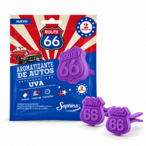 Aromatizante de Autos Route 66 Saphirus | Fragancia Duradera