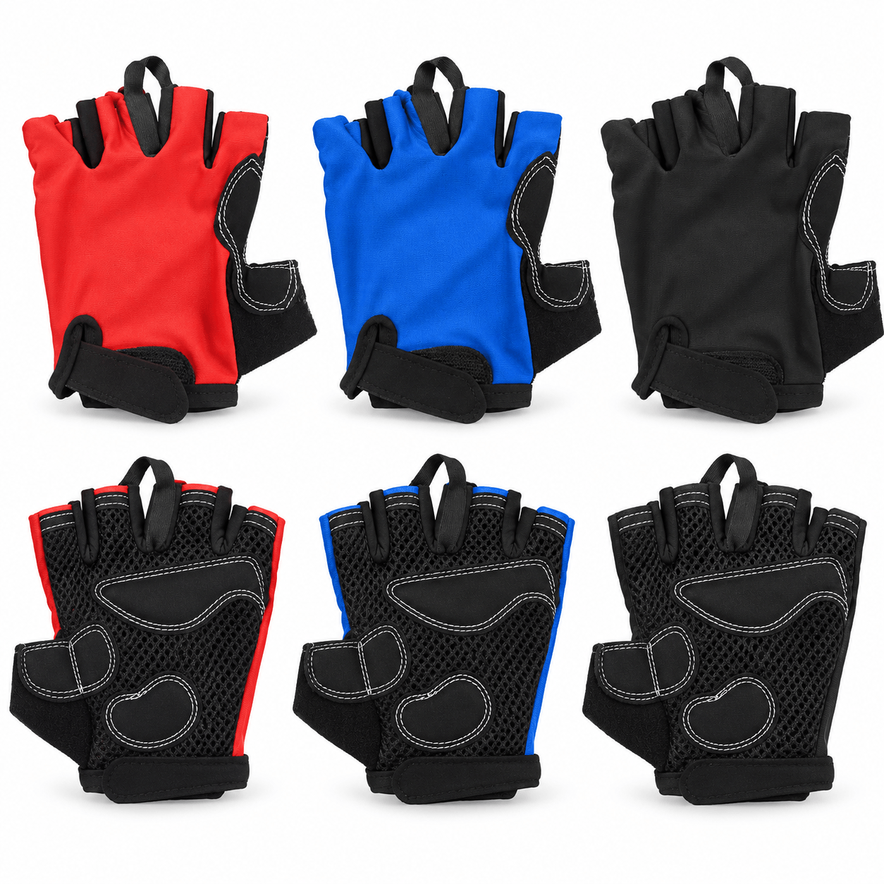 Guantes Deportivos Medio Dedo para Ciclismo, Gym y Fitness - Imagen 3