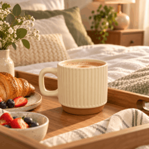TAZA DE CERAMICA LINE WOOD - Imagen 5