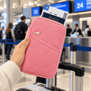 Porta Pasaporte y Documentos de Viaje Organizador - Imagen 3