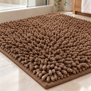 Alfombra Shaggy para Baño con Base Antideslizante | Confort y Seguridad