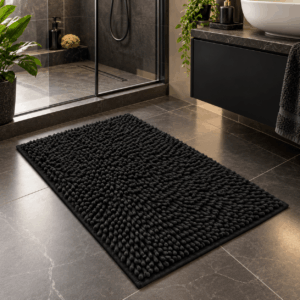 Alfombra Baño Shaggy Base Antideslizante 40 X 60 Cm Suave - Imagen 6
