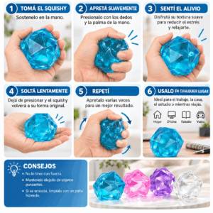 SQUISHY DIAMANTE 5CM - Imagen 3